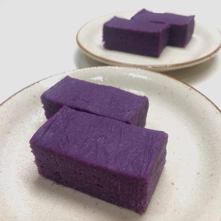 紫芋ようかん（圧力鍋使用）
